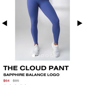 Balance leggings size small in blue